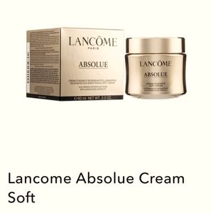 Lancome absolute soft cream.